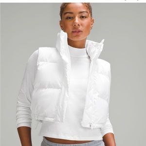 Lulu Lemon Wunder Puff Cropped Vest